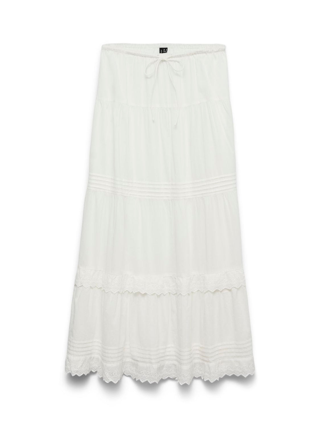Vmsandy Hw Ankle Skirt Wvn Hvit