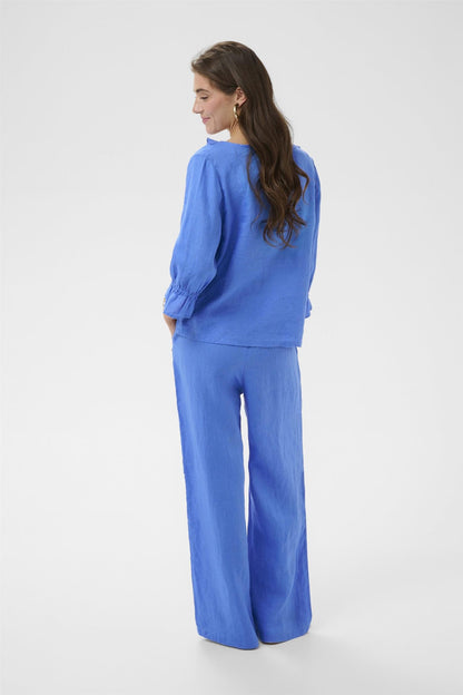 Crbellis Frill Blouse Blå