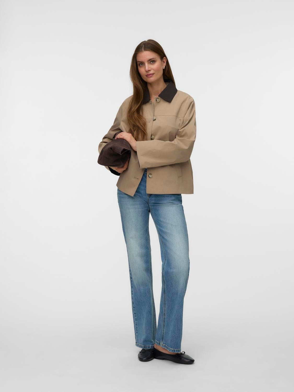 Vmchelseapoppy Short Jacket Noos Beige – LeneV Otta & Strandtorget