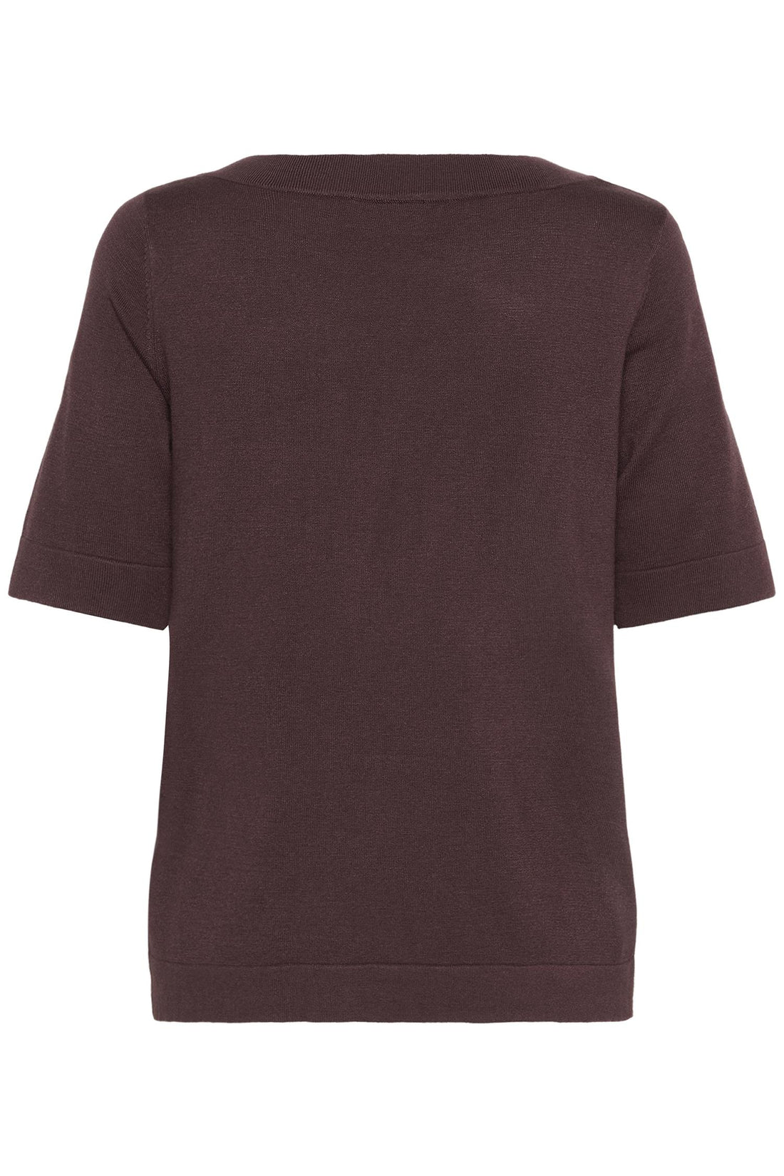 Kalizza Boatneck Solid Pullover Fudge