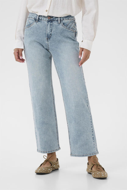 Crlisa Straight 7/8 Jeans - Coco Fit Blå