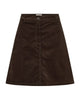 Fqolana-Skirt Brun