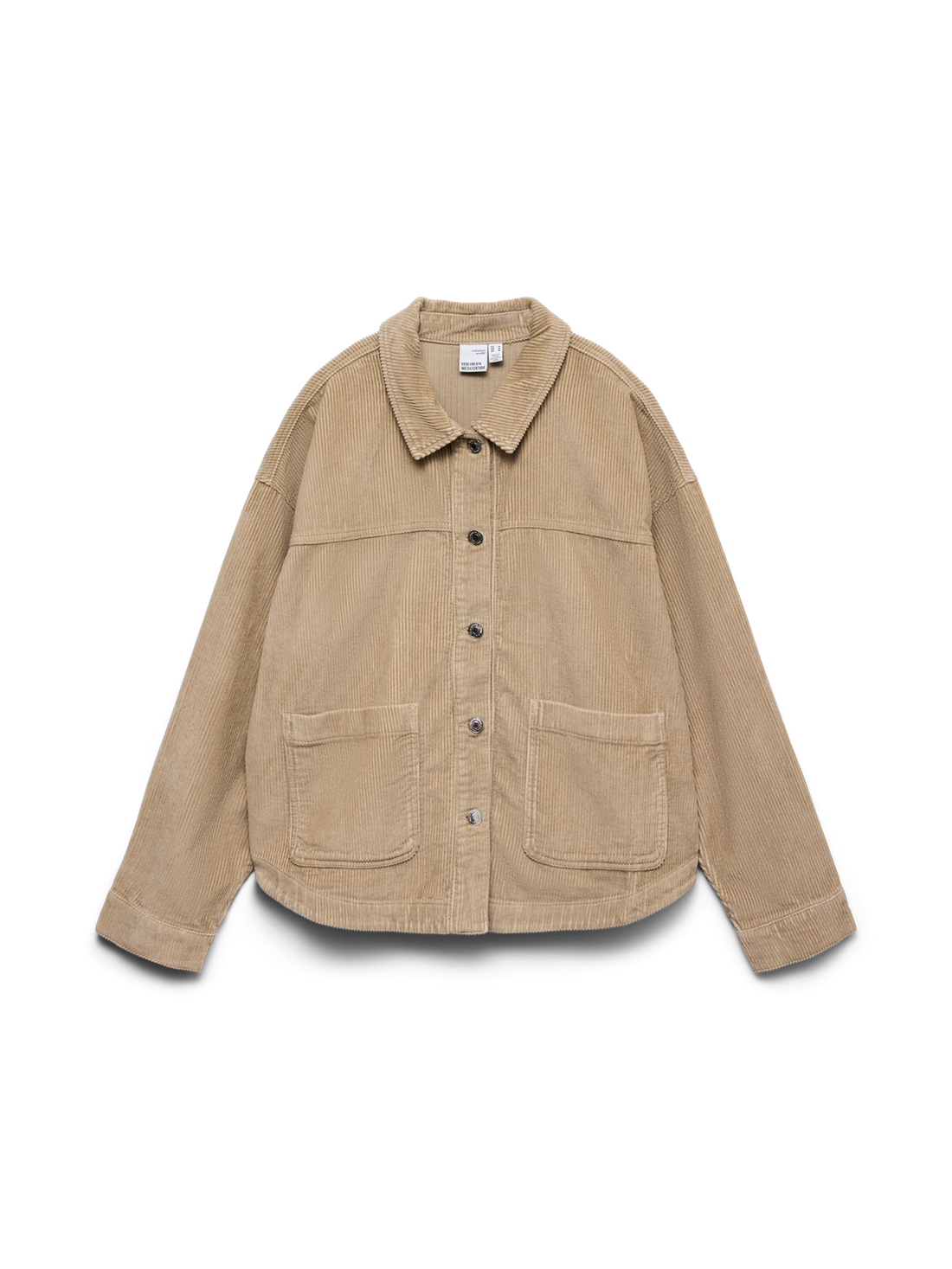 Vmjamie Ls Corduroy Shacket Mix Noos Lysebrun