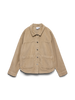 Vmjamie Ls Corduroy Shacket Mix Noos Lysebrun