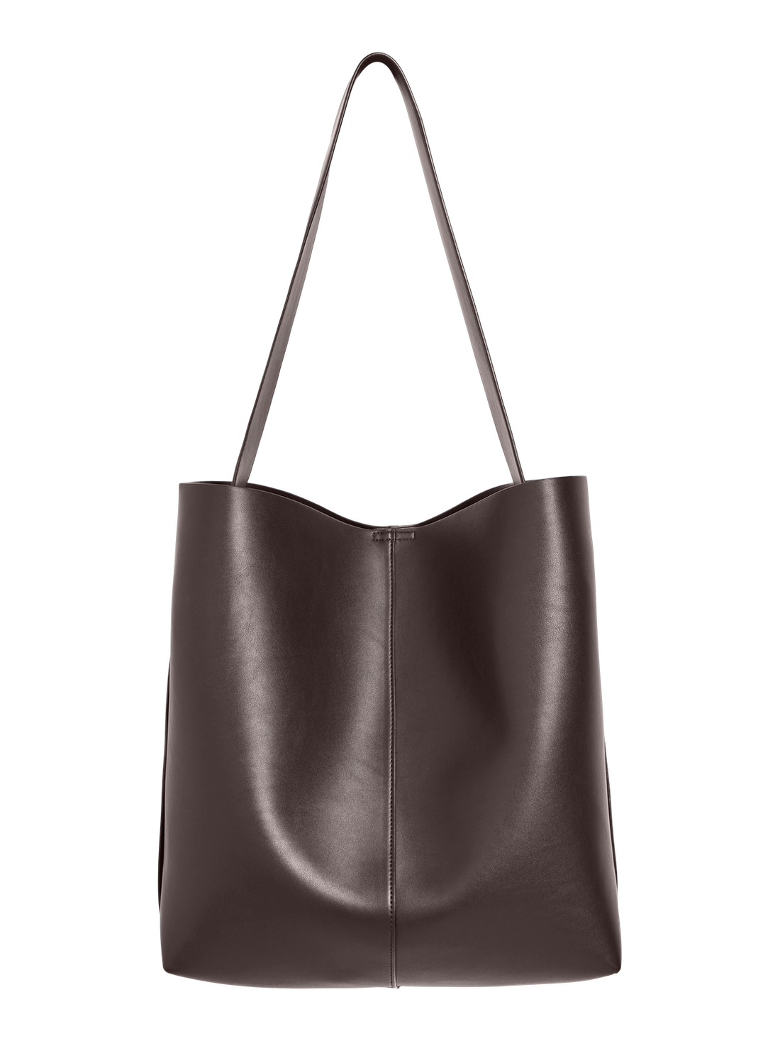 Objgael Pu Shopper Rep Mørkebrun