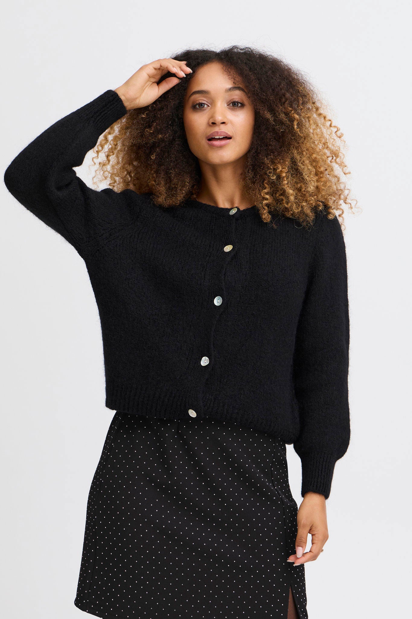 Sbgulvig Knit Cardigan Sort