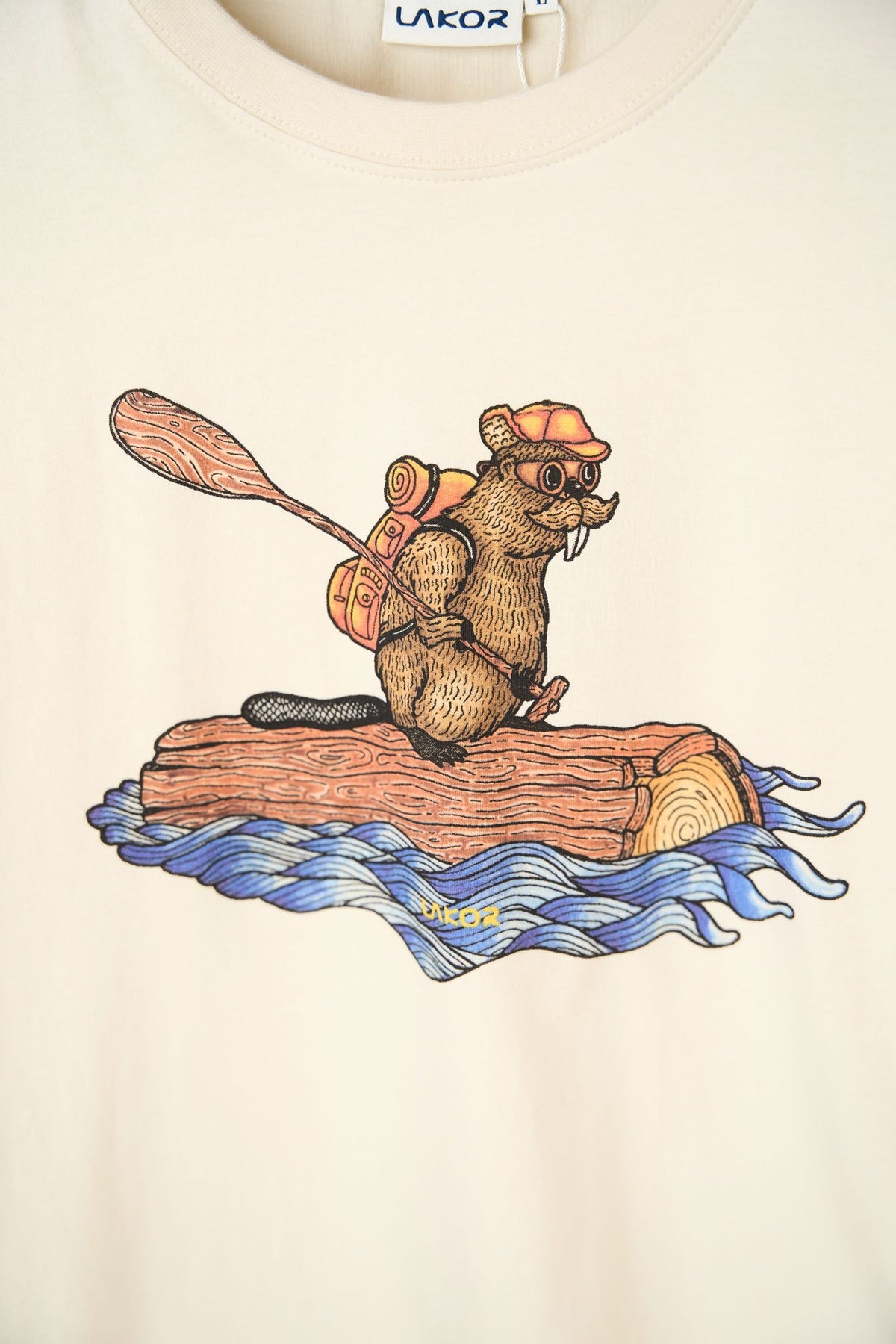Beaver Rafting T-Shirt Grå