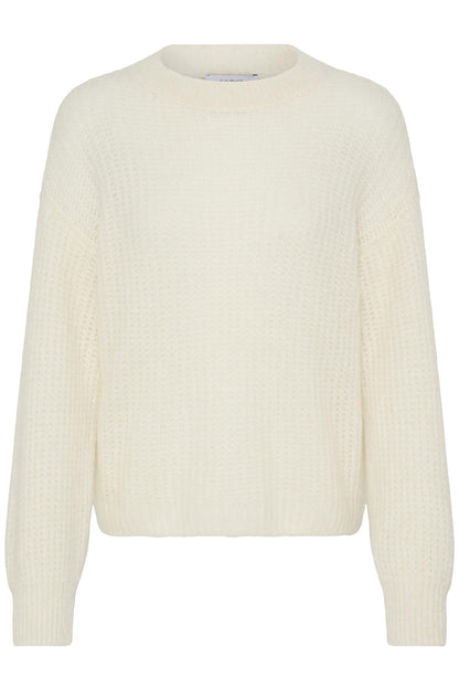 Sbgulvig Bellis Knit Blouse Antique White