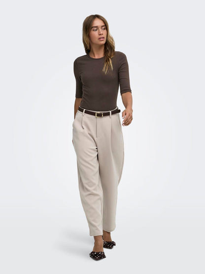 Jdyreno 2/4 O Neck Top Jrs Dia Sort
