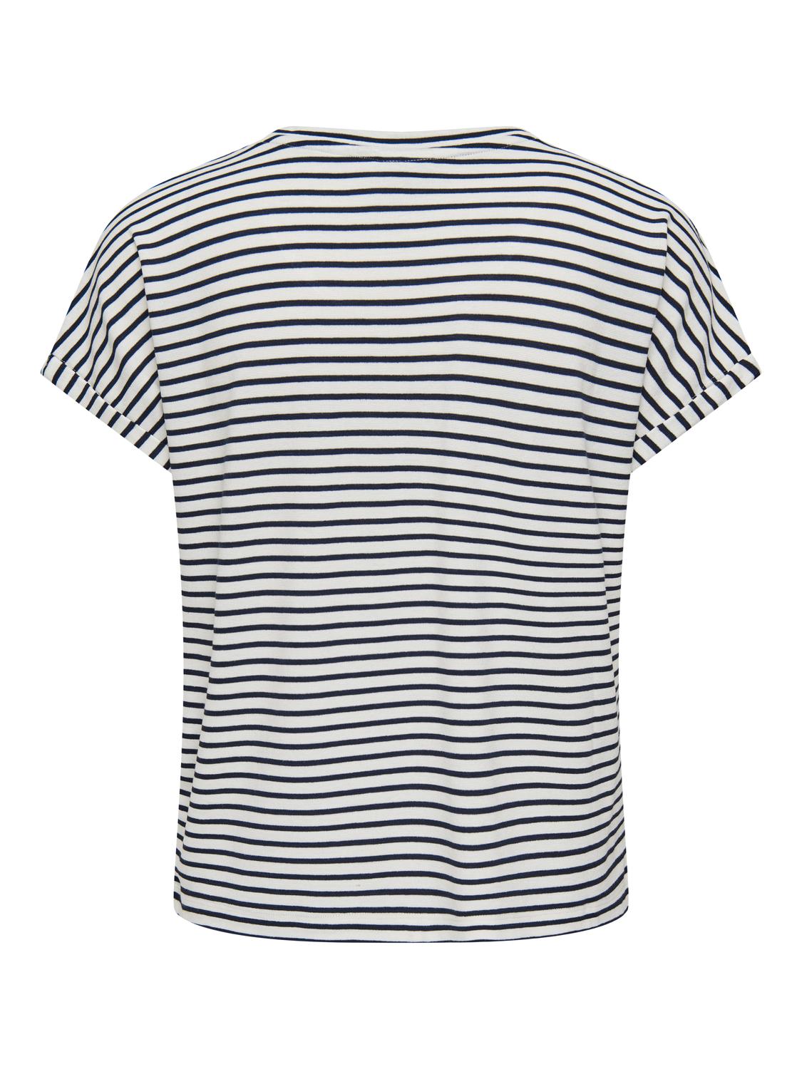 JDYSISSY S/S O-NECK TOP JRS NOOS Hvit