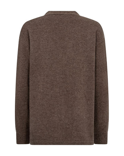 Fqwinka-Cardigan Brun