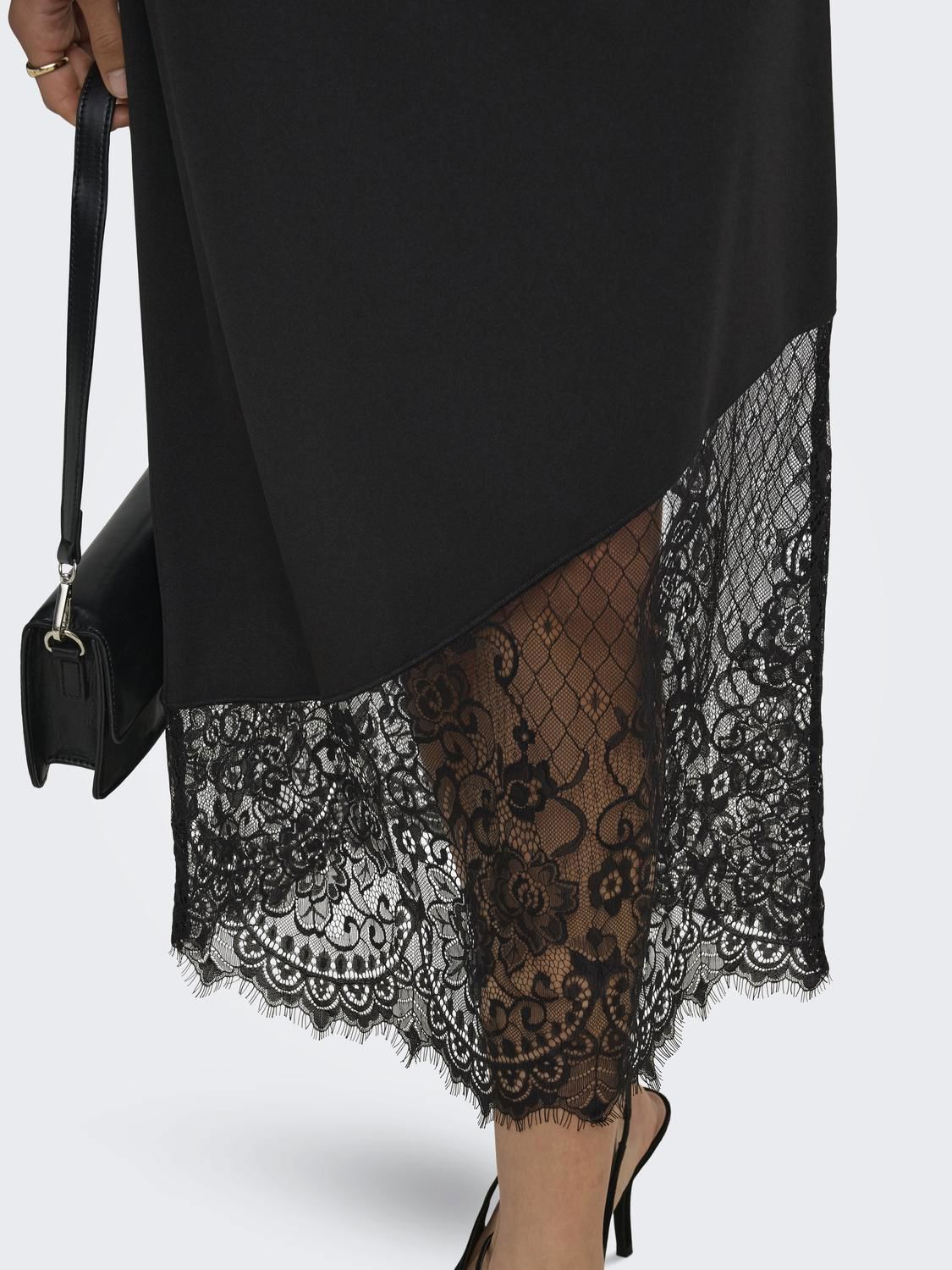 Jdygeggo Life Mix Lace Skirt Jrs Dia Sort