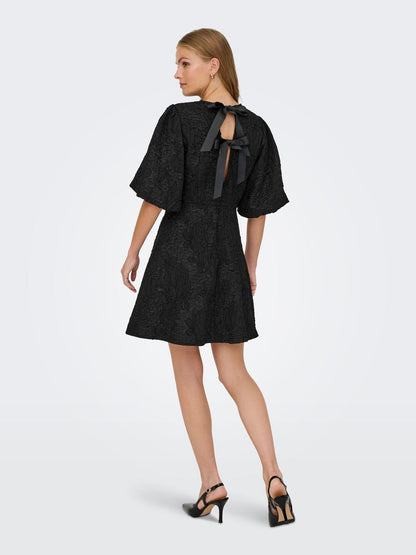 Jdydora S/s  Bow Dress Wvn Svart