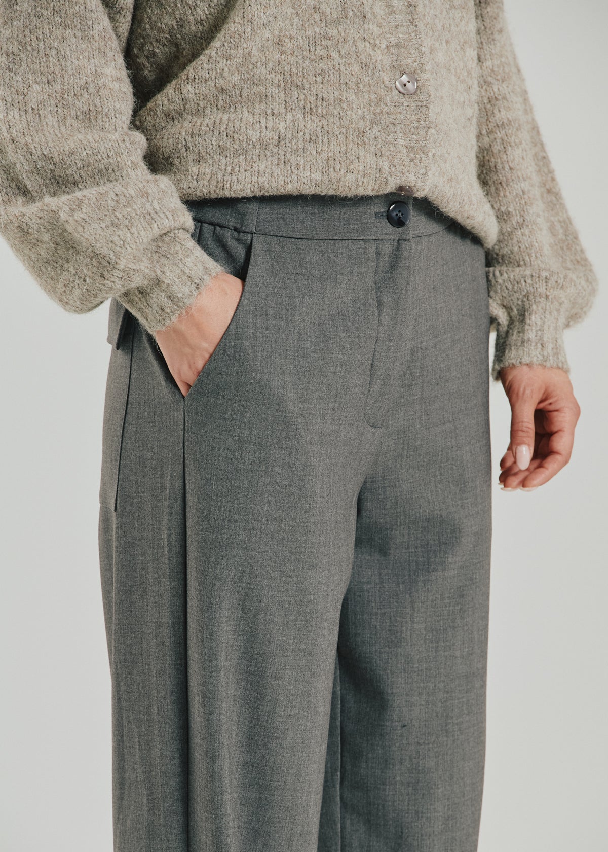 Fqswift-Pants Grå