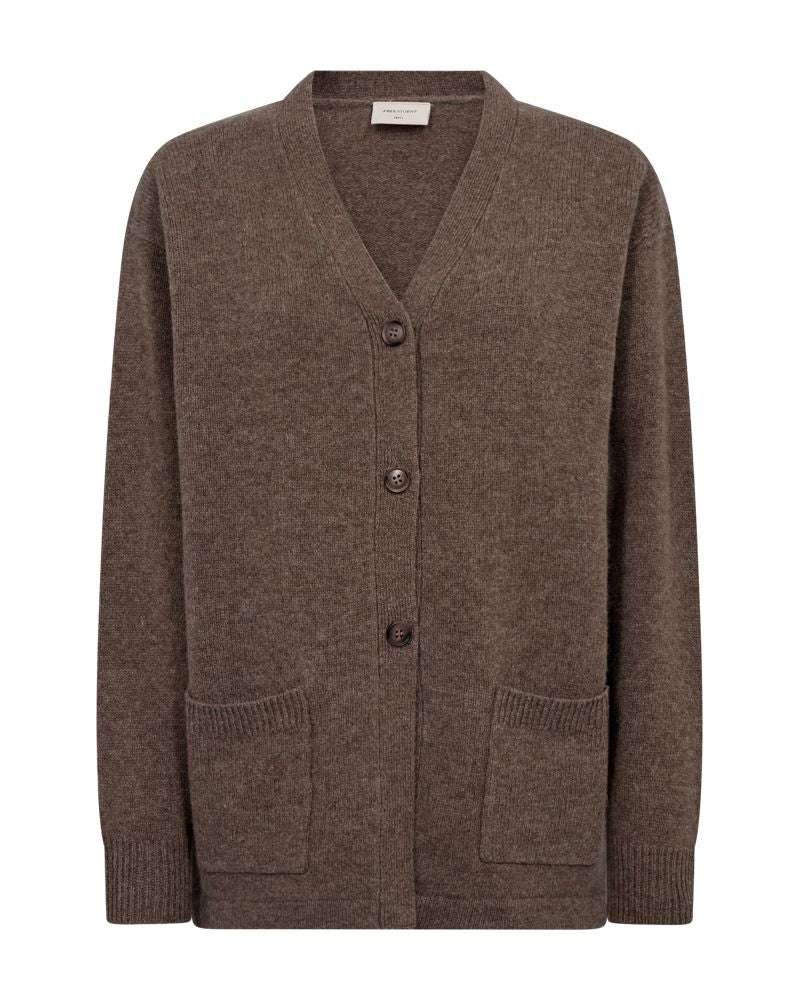 Fqwinka-Cardigan Brun