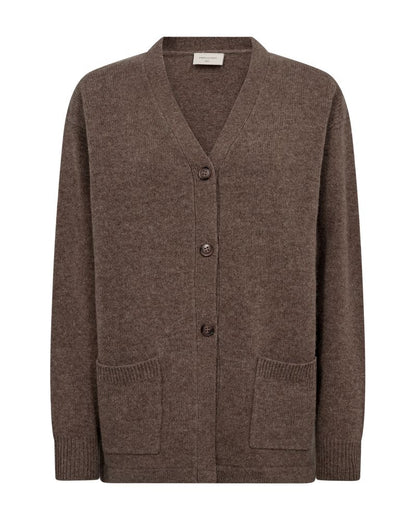 Fqwinka-Cardigan Brun