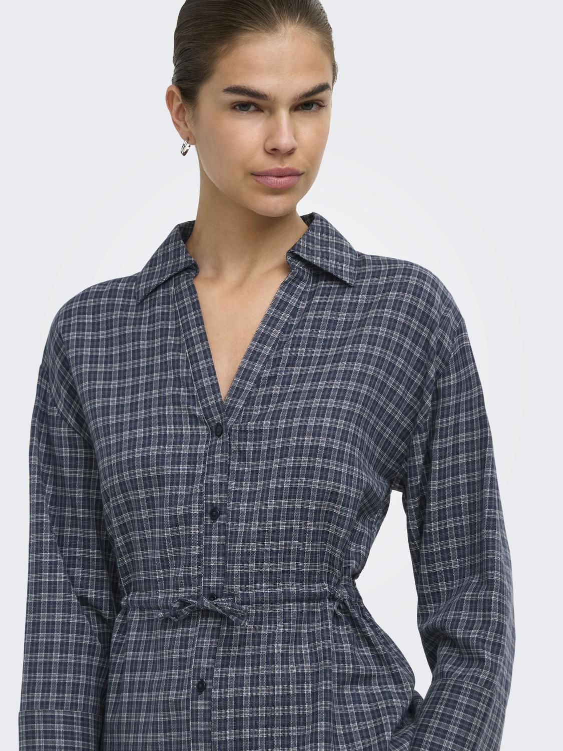 Jdyrikka 7/8 Tunnel Shirt Wvn Blå