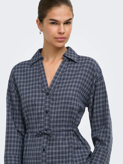 Jdyrikka 7/8 Tunnel Shirt Wvn Blå