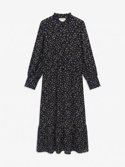 Awnoelle Ls High Neck Ankle Dress Sort