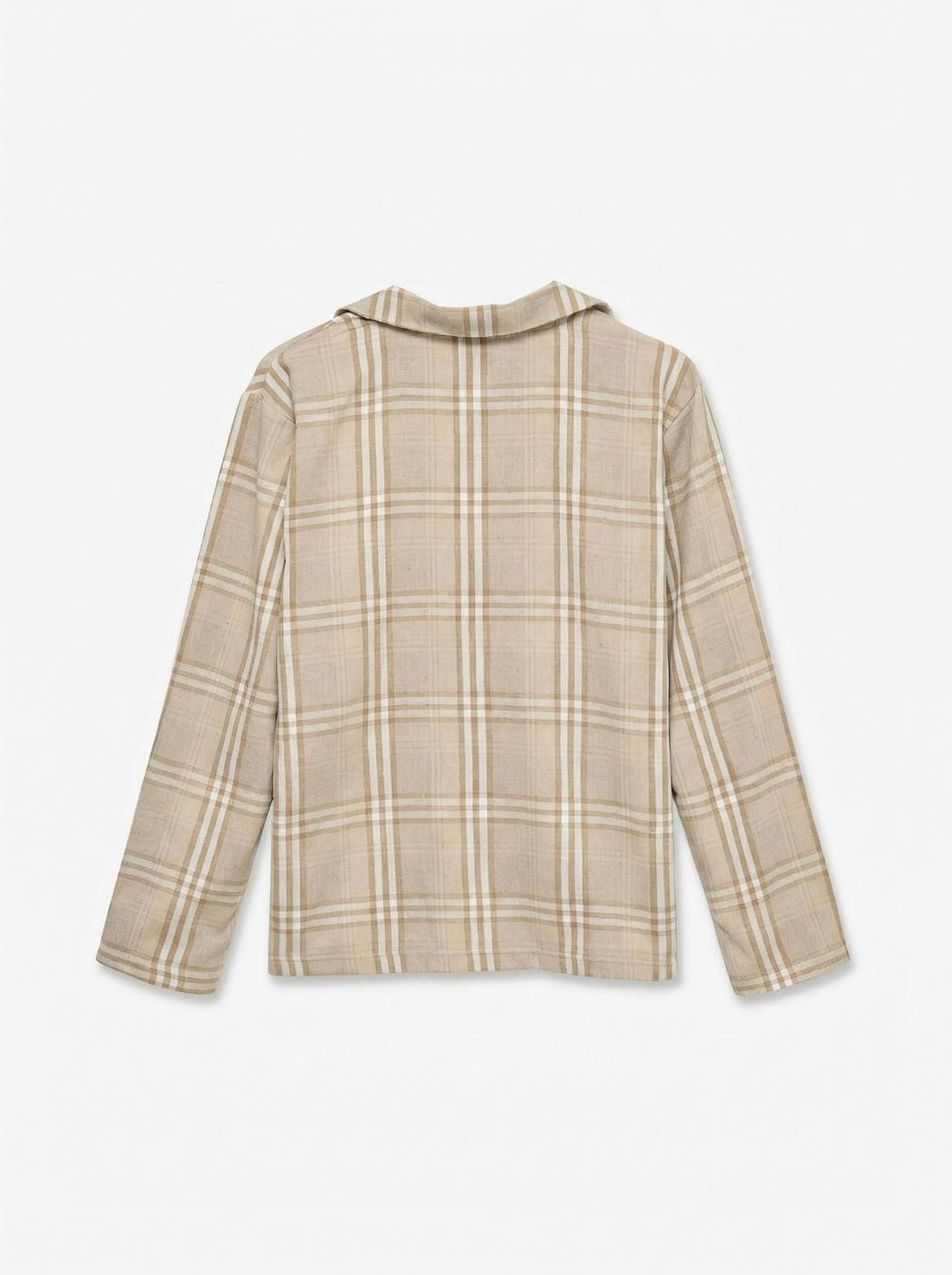 Vmnora Flannel Nightwear Shirt Grå