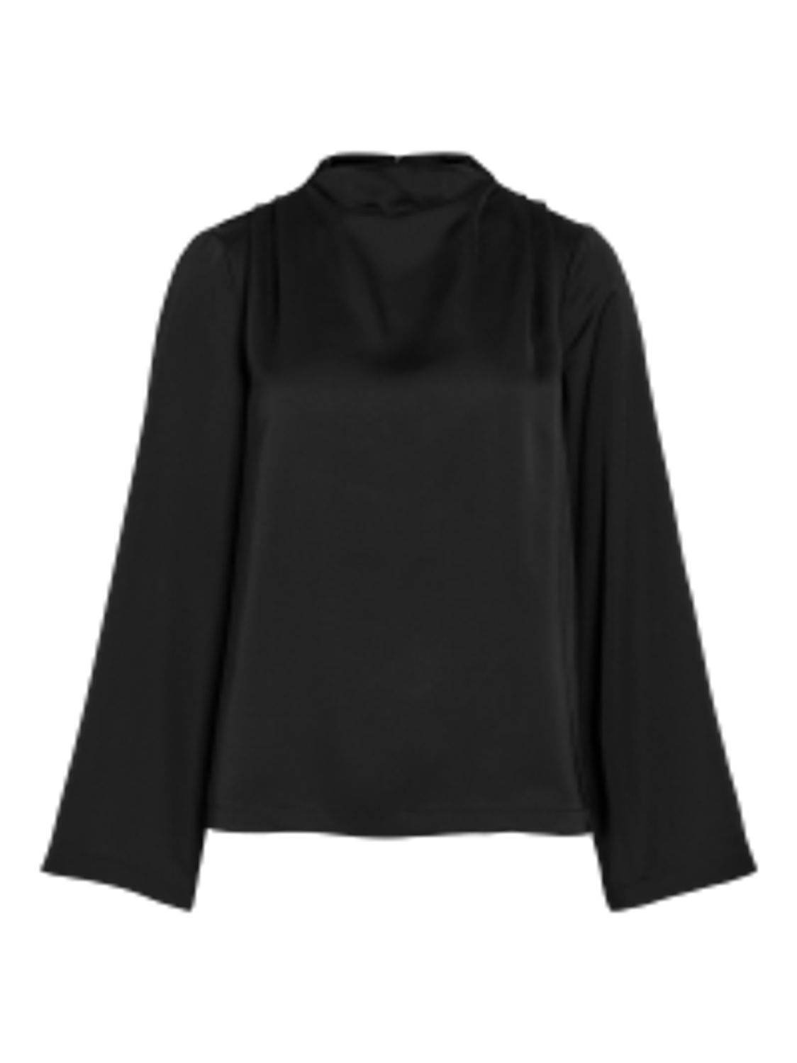 VILUTTO HIGH NECK TOP/R Black Beauty