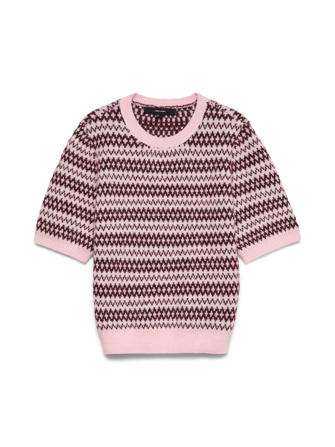Vmbirch 2/4 O-Neck Pullover Bf Rosa