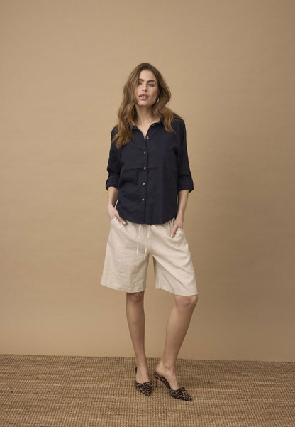 Pzluca Shorts Wide Leg Beige