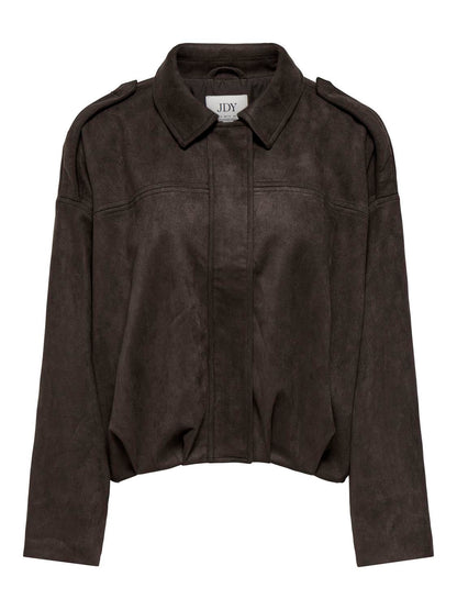 Jdynia Faux Suede Bat Jacket Otw Noos Brun