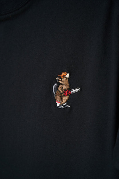 Mini Lazy Lumber T-Shirt Sort