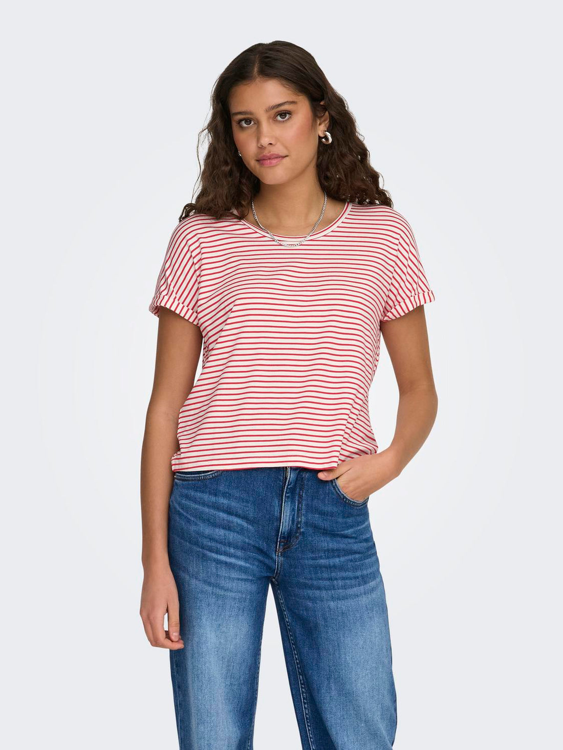Jdysissy S/s O-Neck Top Jrs Noos