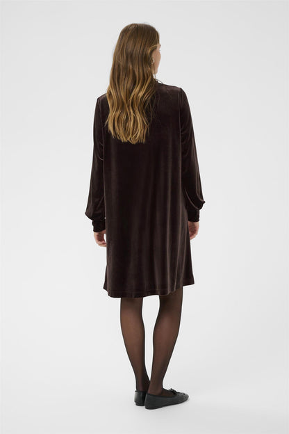 Kakelly Flounce Dress Brun