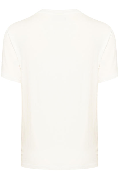 KAfida V-Neck T-Shirt Chalk