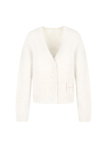 Pernille Short Cardigan Hvit