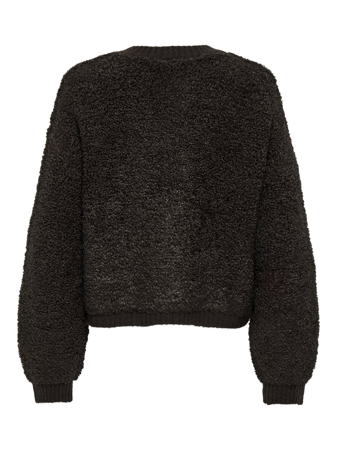 Jdyeira Life L/s Oneck Cardigan Knt Noos Brun