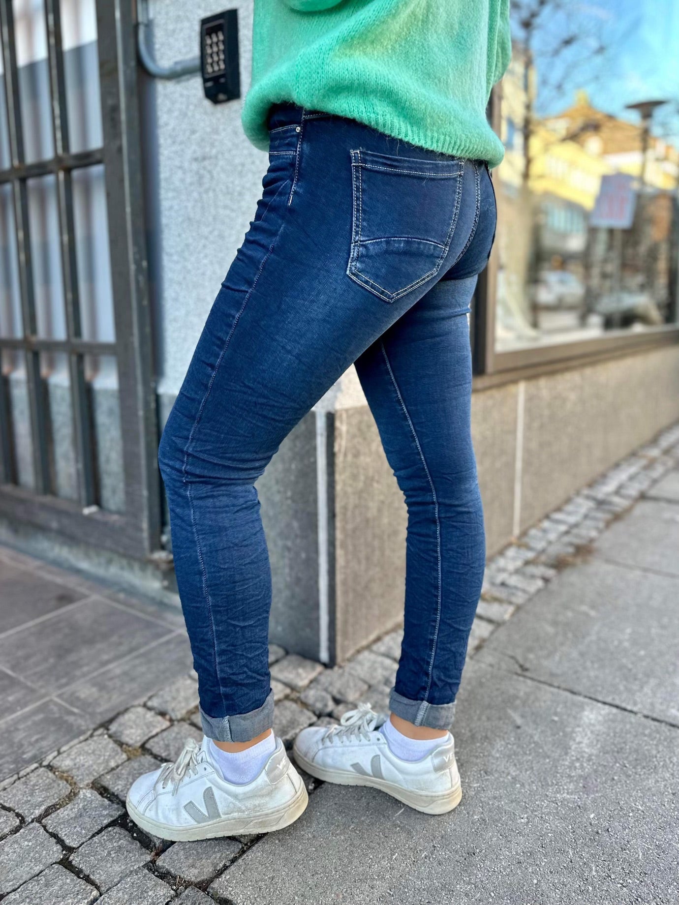 Pepper jeans 523-103 knapper Blå