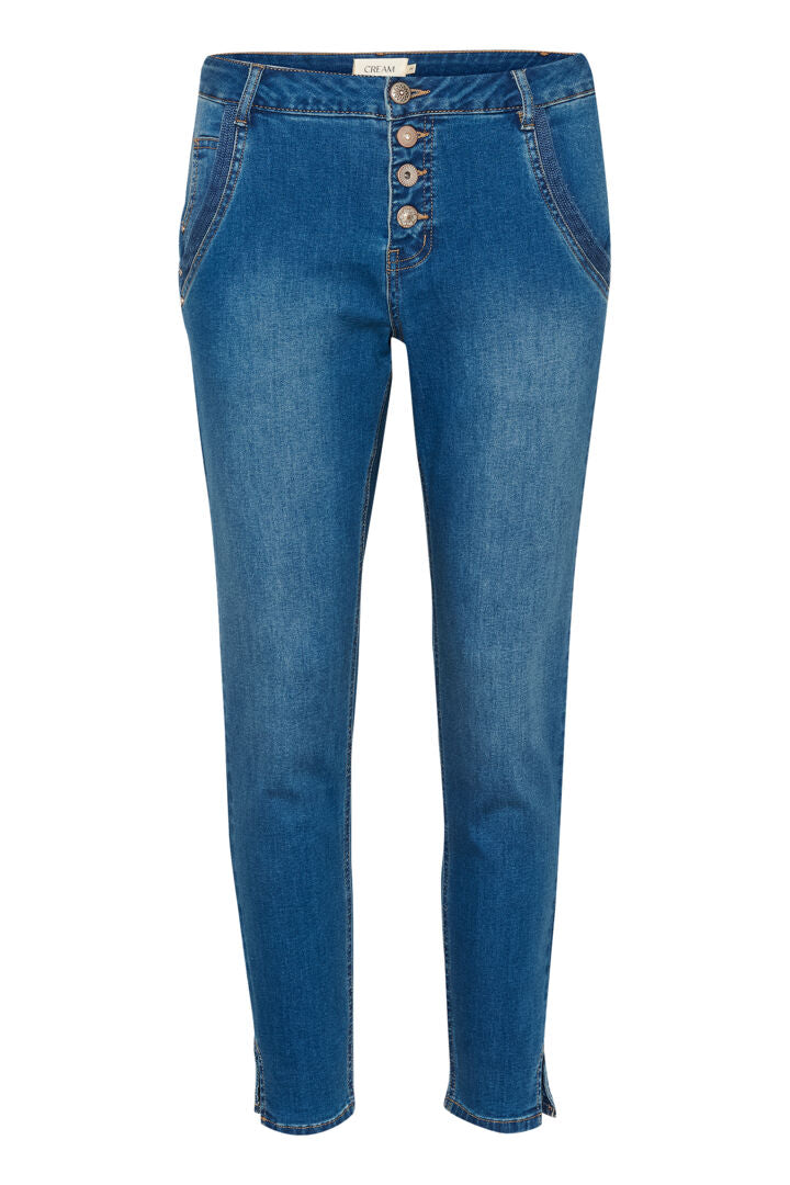 CRnomi 7/8 jeans Baiily fit Blå