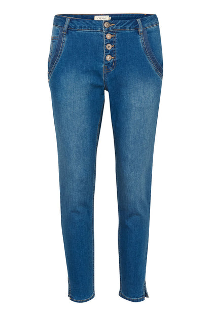 CRnomi 7/8 jeans Baiily fit Blå