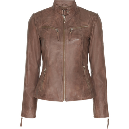 Biker Jacket Beige