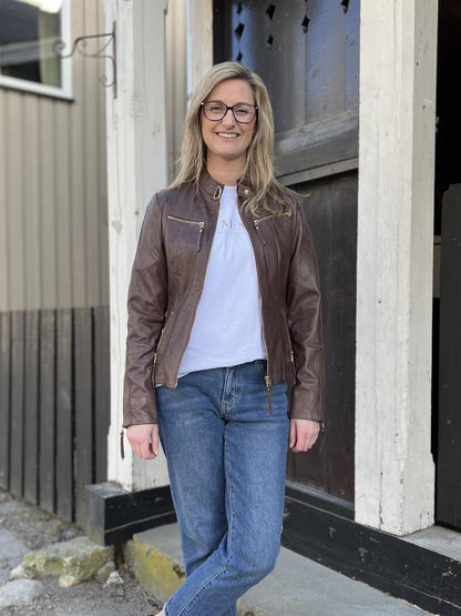 Biker Jacket Beige