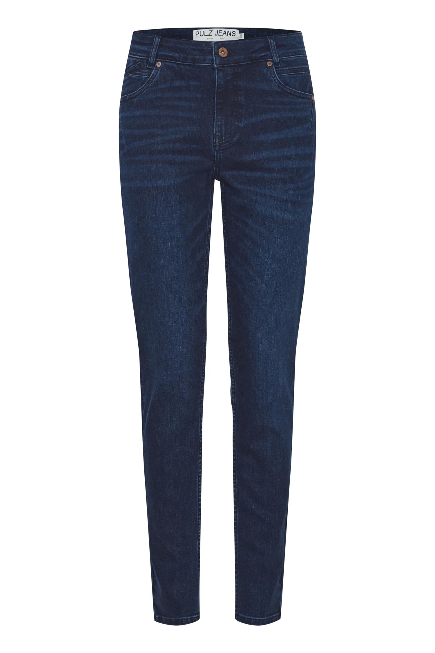 PZCARMEN HW SKINNY JEANS Mørkeblå