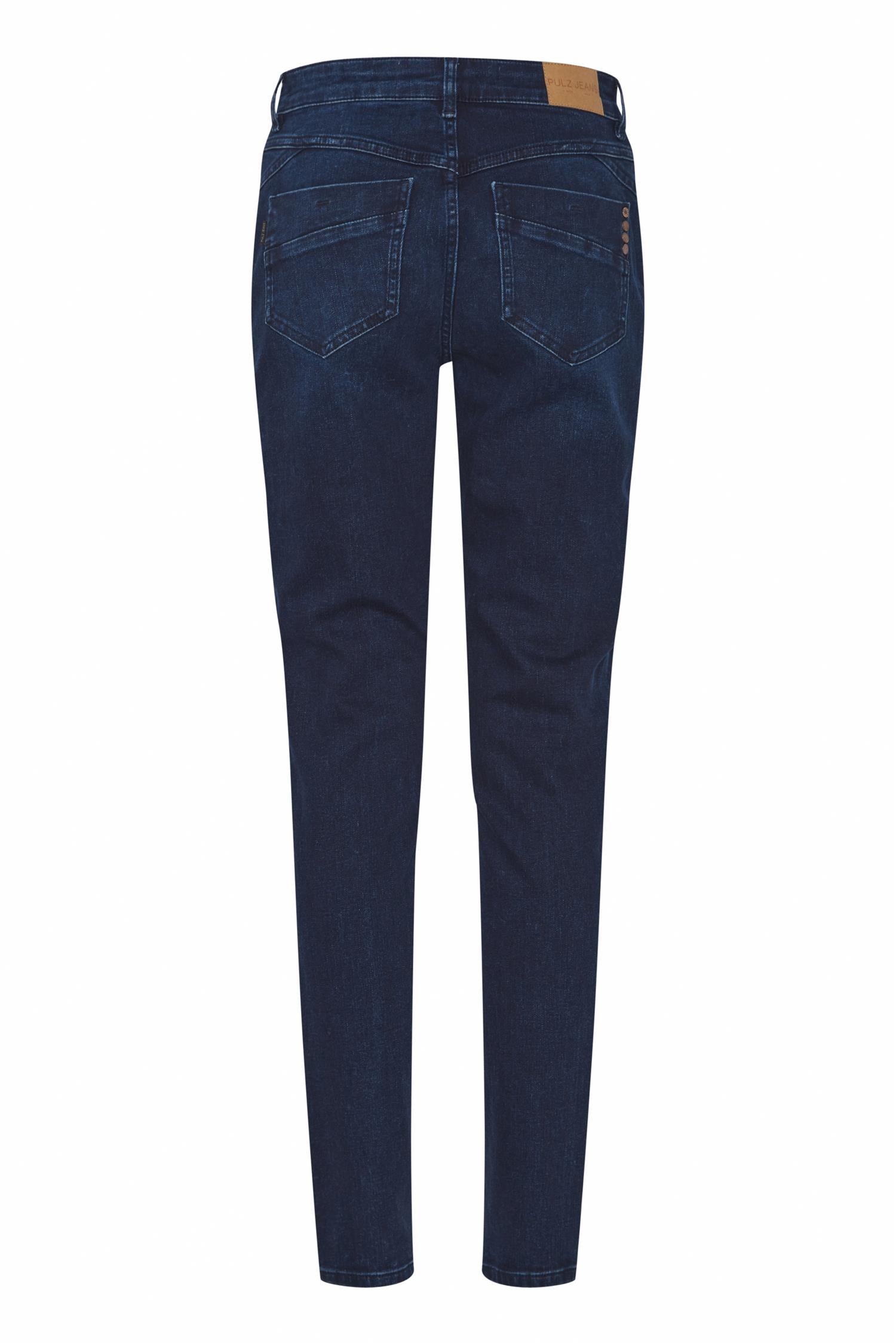 PZCARMEN HW SKINNY JEANS Mørkeblå