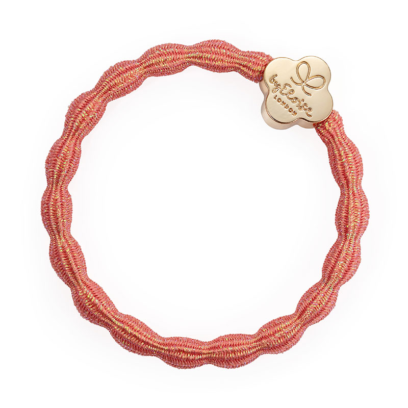 Metallic Gold Quatrefoil Coral