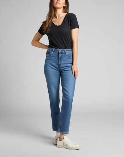 Carol WORN IRIS Medium Blue Denim