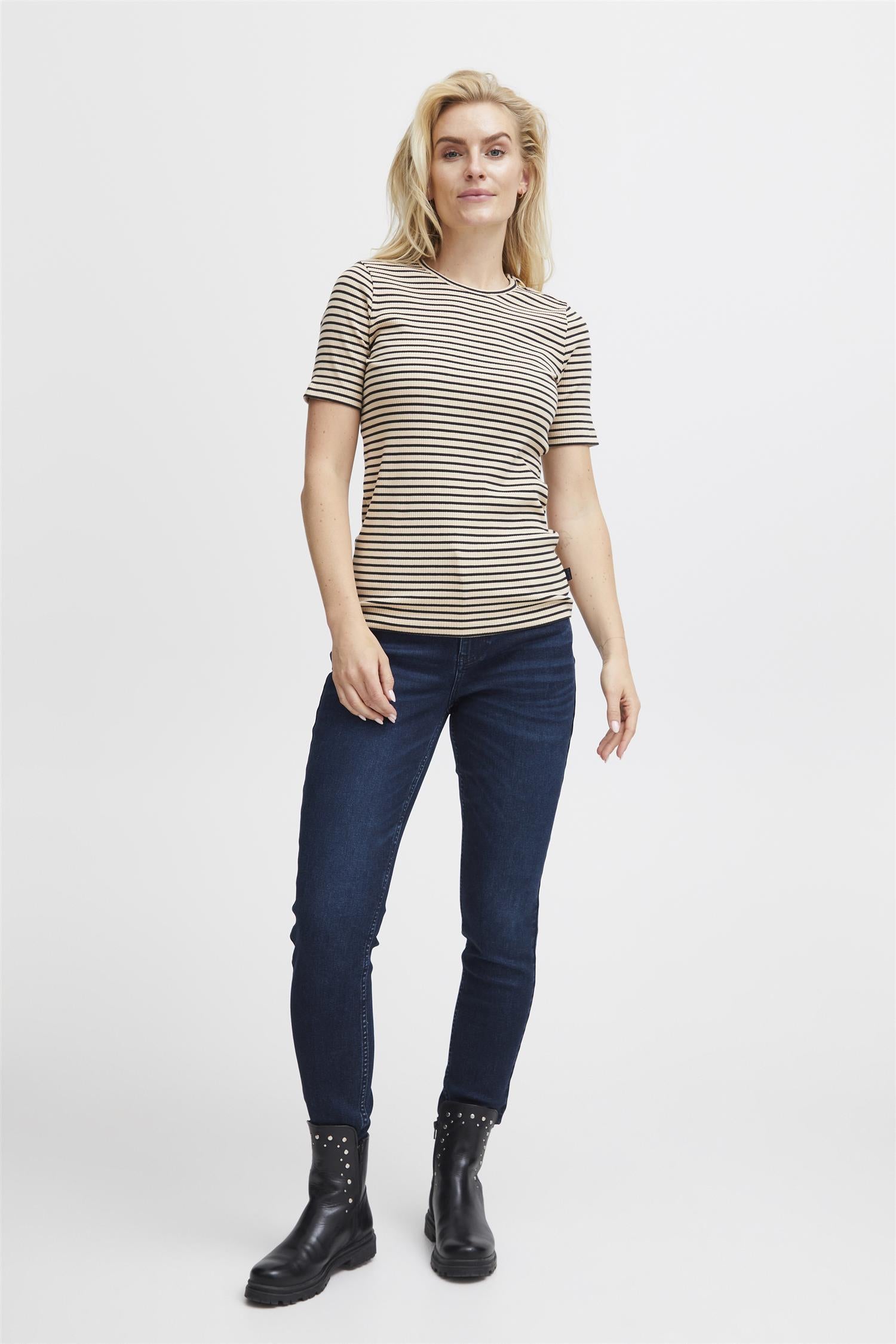 PZCARMEN HW SKINNY JEANS Mørkeblå